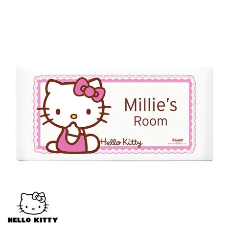 Personalised Hello Kitty Bow Door Plaque £15.99